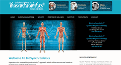 Desktop Screenshot of biosynchronistics.com